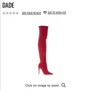 Steve Madden Red Boots